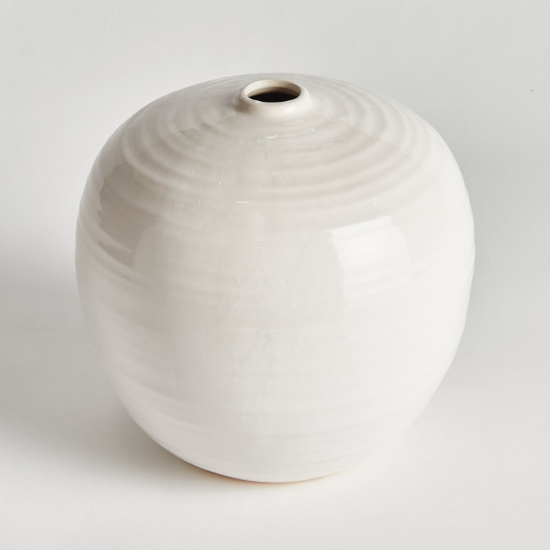Emerson Handmade Terracotta Table Vase, 10.5" H x 10.75" W x 10.75" D