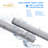 4FT LED Vapor Tight Emergency Light, Battery Backup, IP65 IK08, 20W(2500lm)/40W(5000lm), 3/4/5000K CCT Selectable, Outdoor Flush Mounts, Vapor Proof Lighting Fixture for Carport, FCC Listed