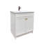 Meuble-lavabo simple avec comptoir Rajkiran 31-231246367