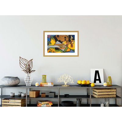 Still Life with a Guitar by Juan Gris -Framed Giclee Print