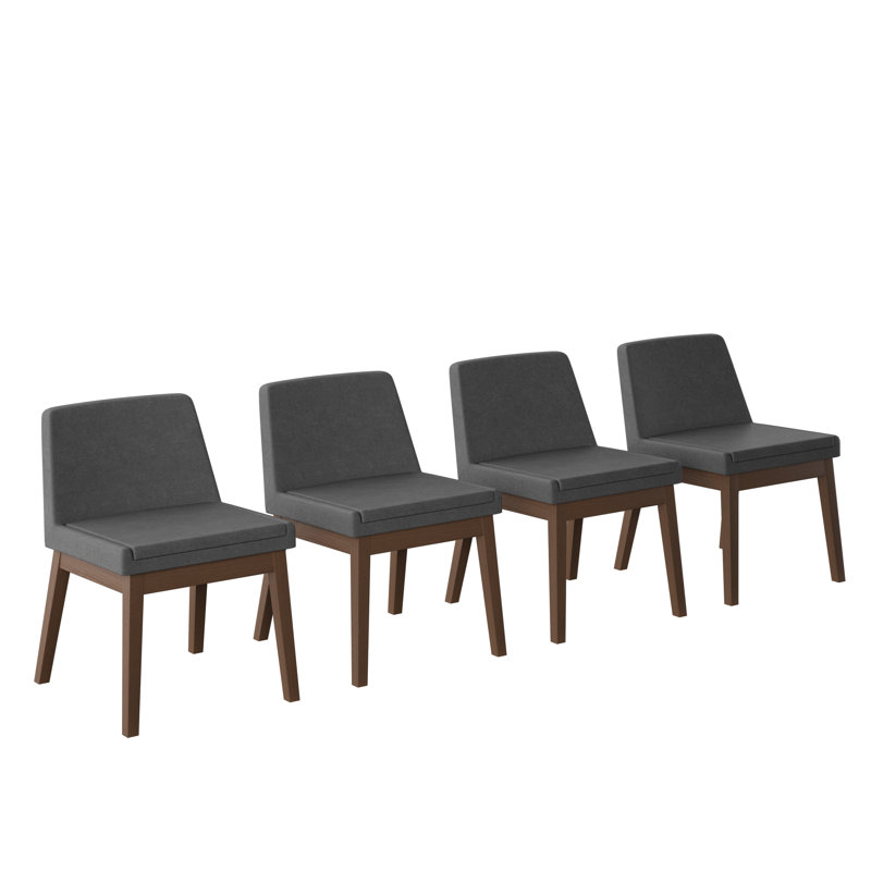Ensemble de salle à manger Brett, Noyer, 5 pièces: table, 4 chaises