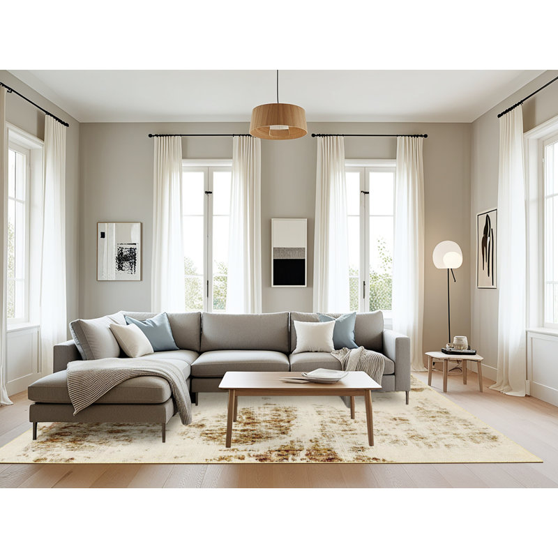 Tapis abstrait moderne 2009, Rectangle 8 pi x 12 pi