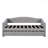 Upholstered Daybed Sofa Bed Twin Size With Trundle Bed and Wood Slat-1517149009