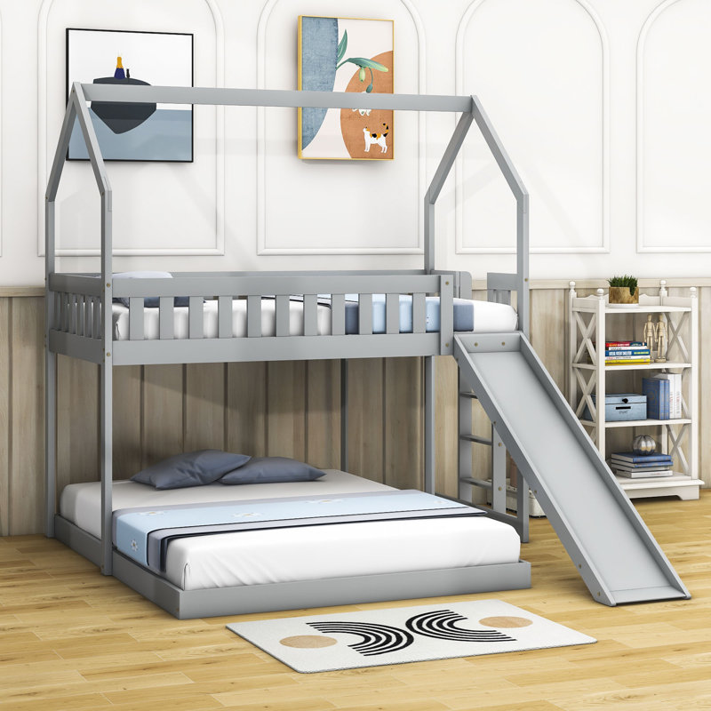 Harper Orchard Sheatown Kids Twin Over Full Bunk Bed | Wayfair