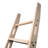 Natural Knotty Oak Wood Sliding Library Sliding Step Ladder Rolling Ladder With Removable Hardware-67598662-68021995
