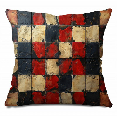 Abstract Throw Pillow, Art Cotton Twill Pillows
