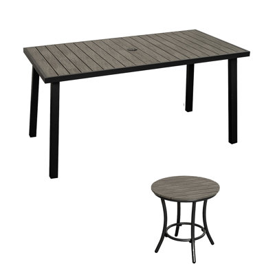 Loddon Aluminum Outdoor Patio Dining Table