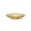 Metal Abstract Decorative Bowl in Gold