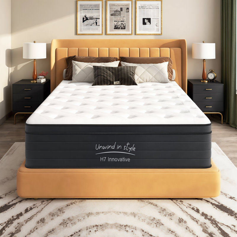 10 or 12 Inch Medium Firm Hybrid Mattress - Pocket Springs & Memory Foam for Cool, Motion-Isolating Support, CertiPUR-US Certified