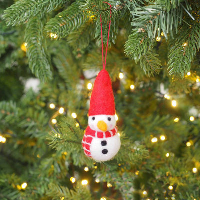 11cm Handmade Wool Hanging Figurine Ornament