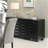 Monette Black 3-drawer Server