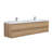 Benetice 59'' Double Bathroom Vanity with Solid Surface Top