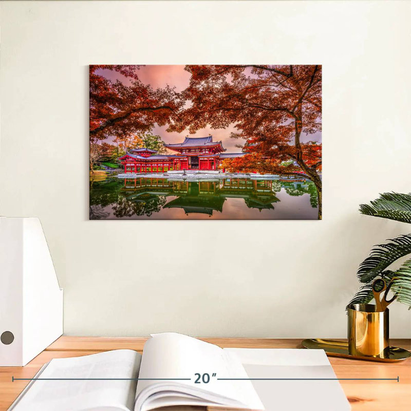 Temple Adella Byodoin, H 8 po x l 12 po