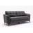 3PCS Woven Fabric Sofa Loveseat Chair-30466130