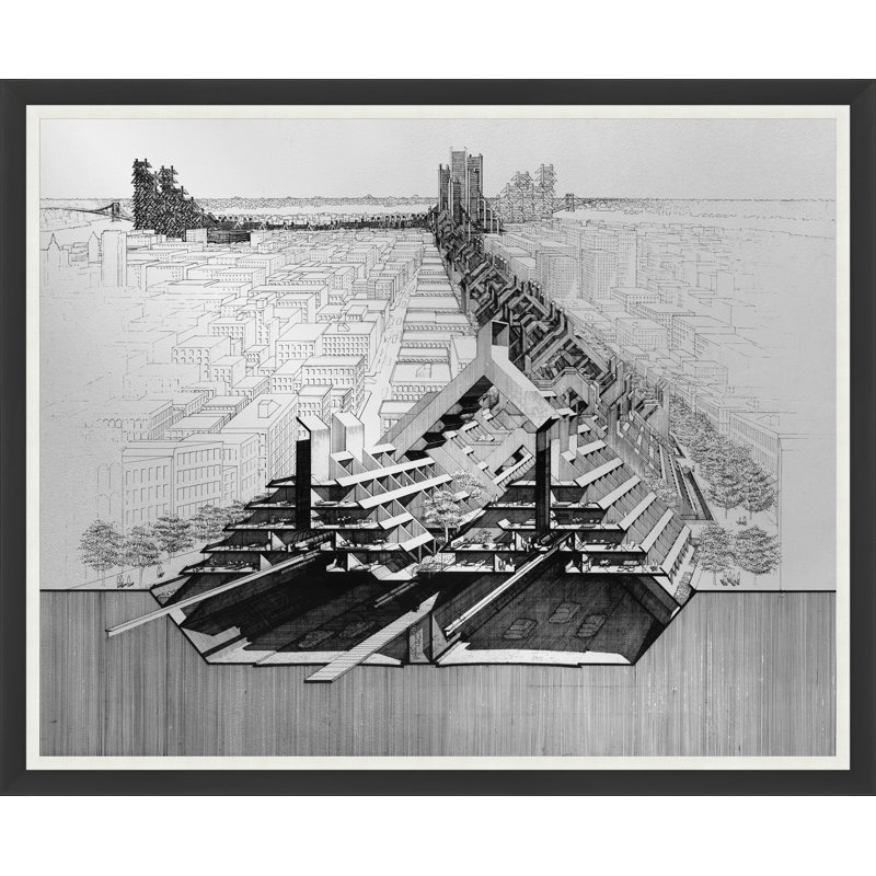 Aerial City View Print