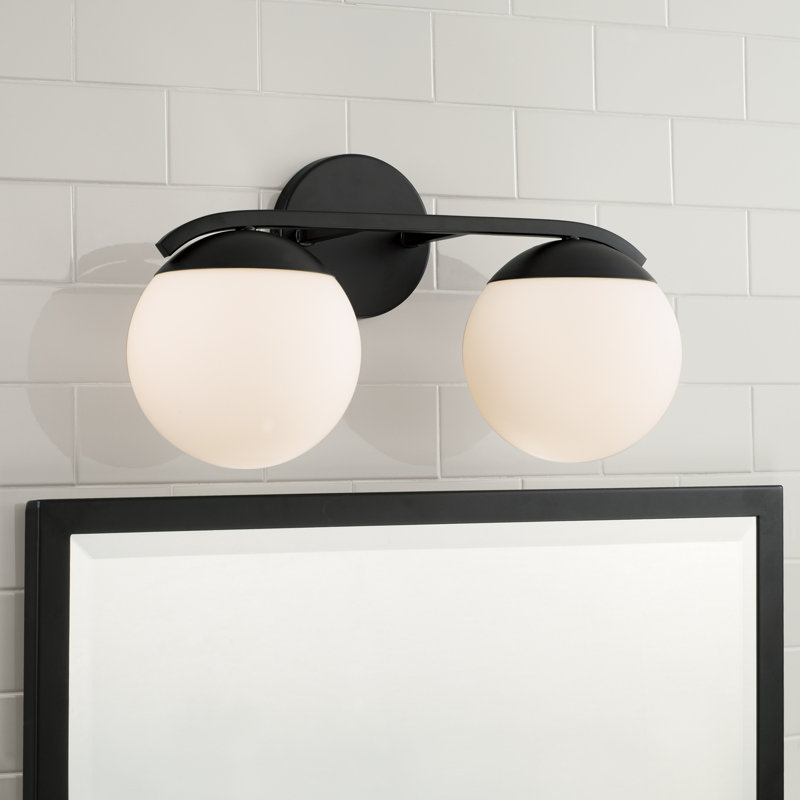 Jaye 2 - Light Dimmable Vanity Light, Matte Black