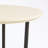 Round End Table with open storage