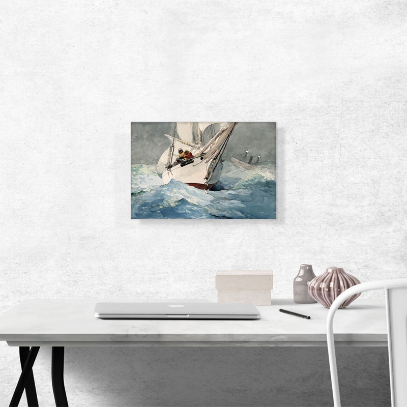 «Diamond Shoal 1905» par Winslow Homer, reproduction d'art sur toile tendue, H 12 po x l 18 po x P 1,5 po