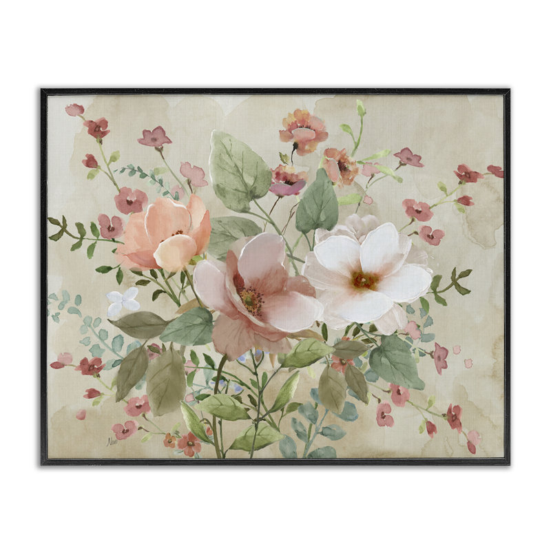 Giclée de campagne élégante, design par Nan, H 11 po x l 14 po, Noir