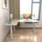 Becali 63'' L-Shaped Height Adjustable Standing Desk With A Drawer-1864657499