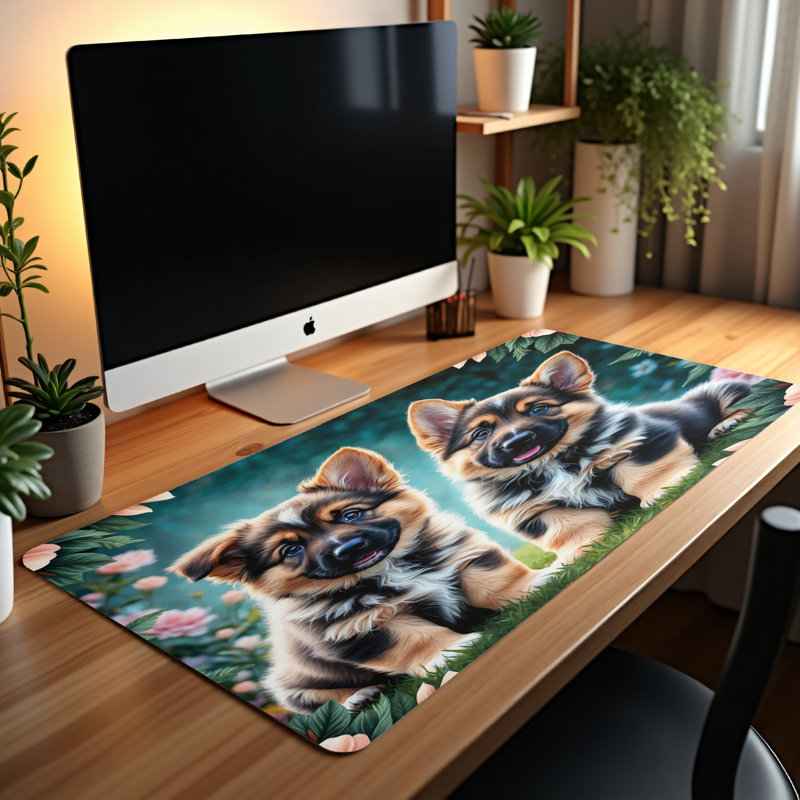 Polyester Desk Pad, 31.5x15.5