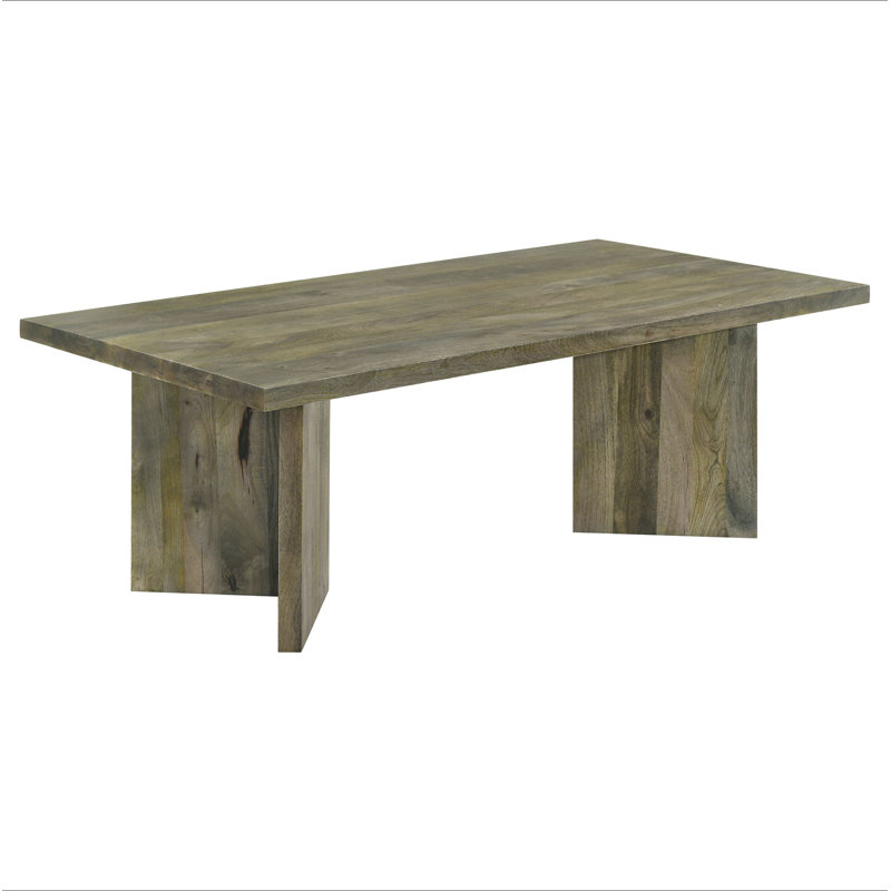 Donovan Mango Brown Rectangular Solid Wood Coffee Table