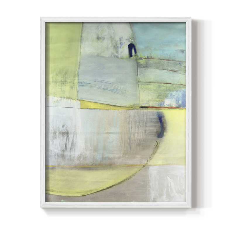Reproduction encadrée entrante - bois massif, Blanc, H 28 po x l 22 po