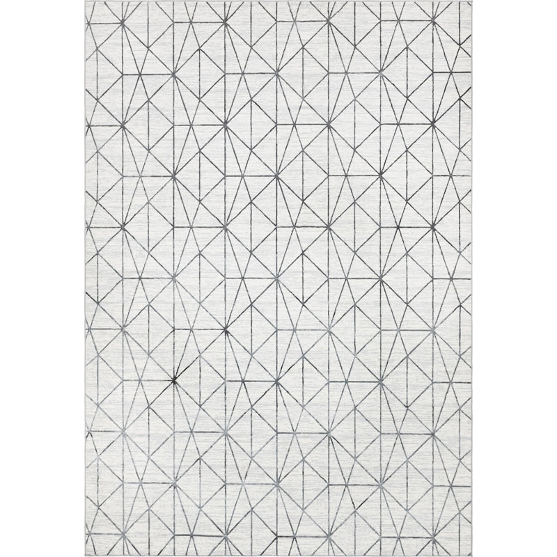 Clidy Abstract Indoor Rug, Rectangle 9'10" x 14'