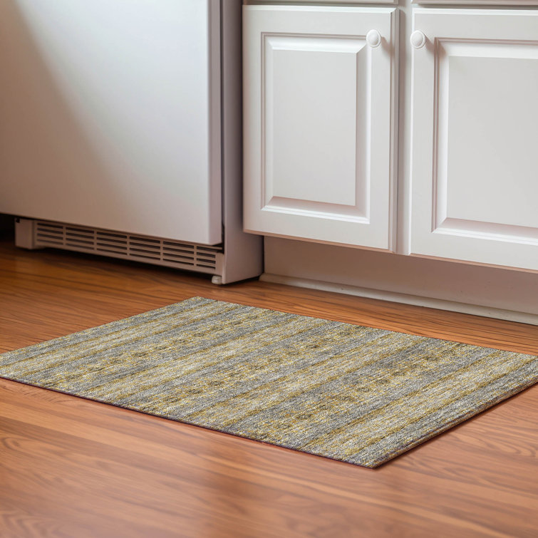 Premium Machine Washable Cerrito Gold Rug