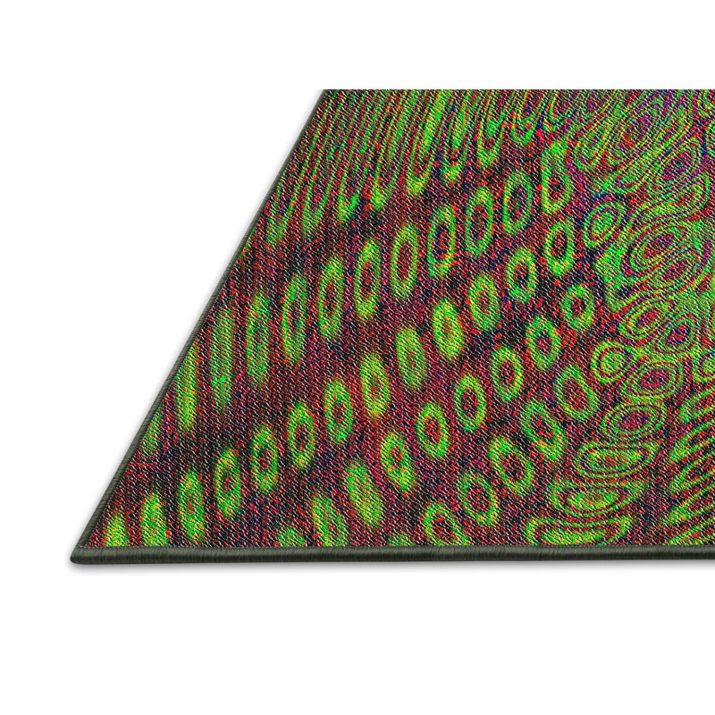 Abstract Indoor Rug, Rectangle 8' x 12'
