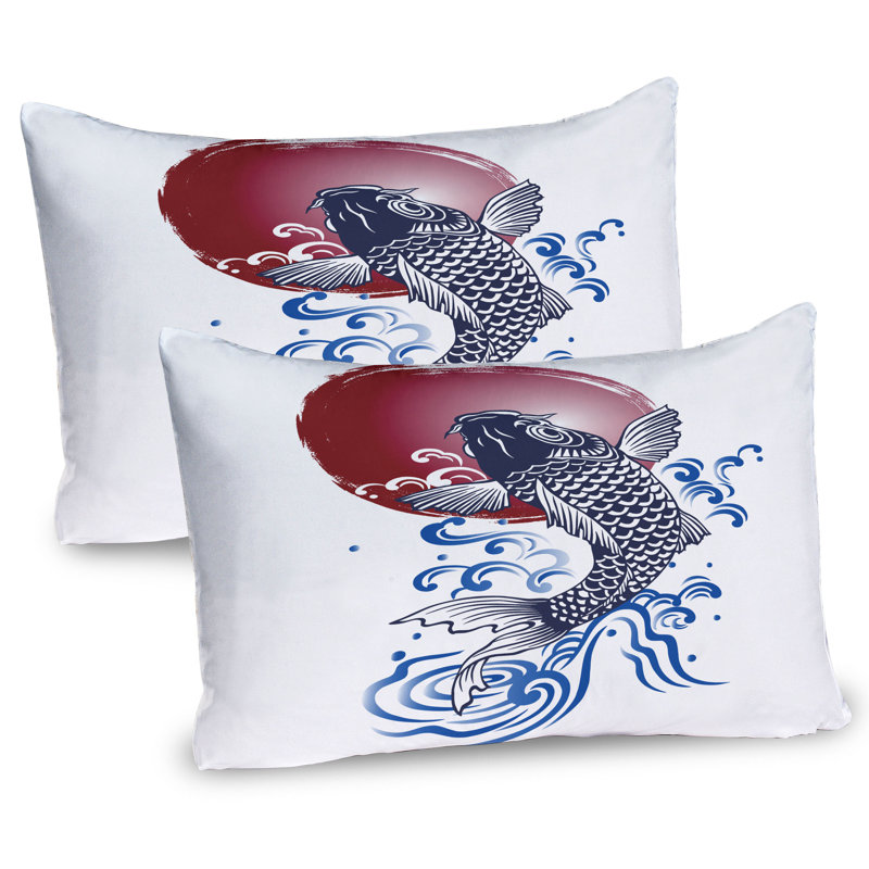 Ensemble de 2 taies décoratives japonaises Ambesonne