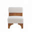 Chaises d'appoint modernes avec dossier roulé Aundray-790097195