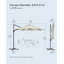Chanton 300cm Balcony Parasol-504078531