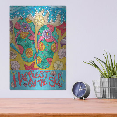 Art mural en métal Rosecliff Heights