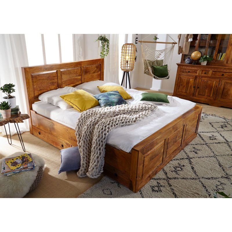Oxford Solid Wood Drawers Bed