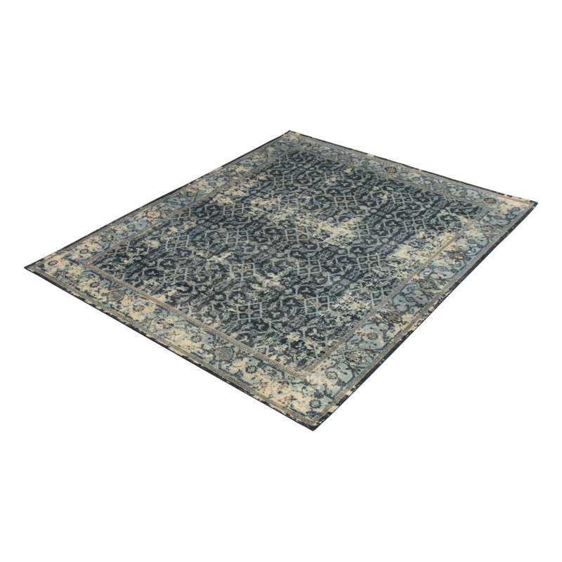 Hand-Knotted Herati Rug Blue Classic Pattern By Rug & Kilim, Rectangle 8' x 10'