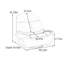Fauteuil inclinable en similicuir Zeanna-100812992