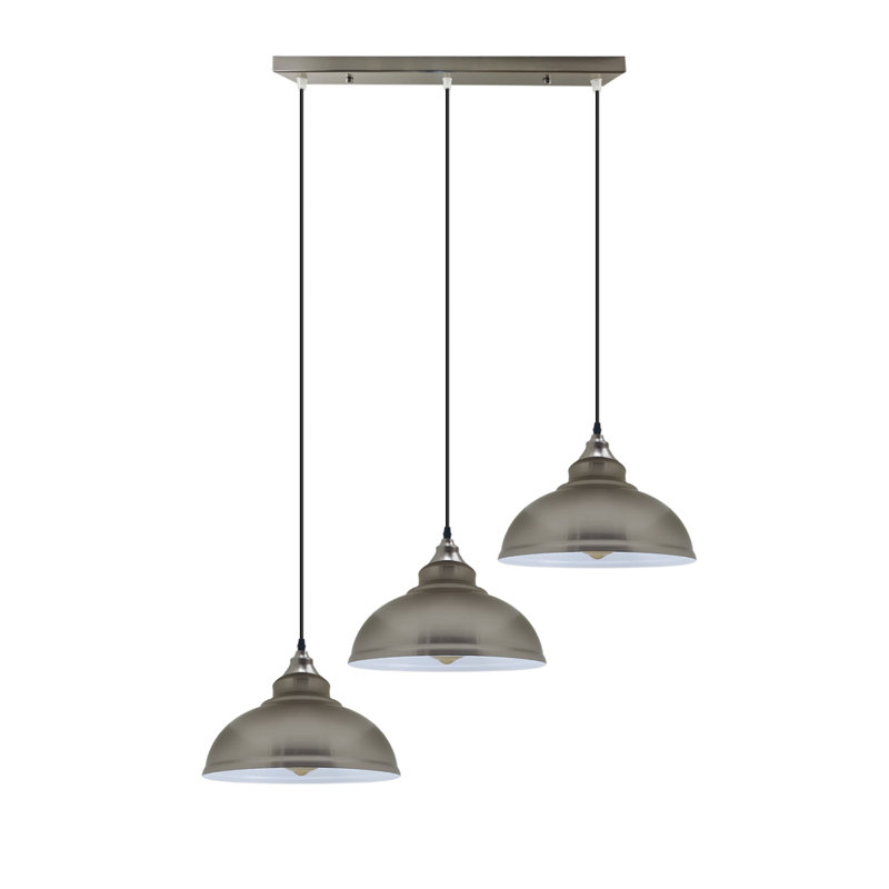 Dowling 3 - Light Grey Kitchen Island Pendant