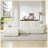 3-Seater Modern Chenille Upholstered Sofa Couch Beige