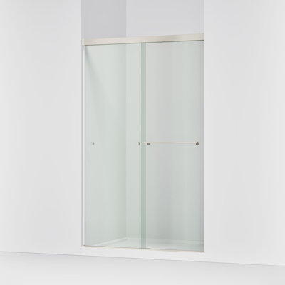 Revel 47.63" x 76" Double Sliding Shower Door with CleanCoat Technology