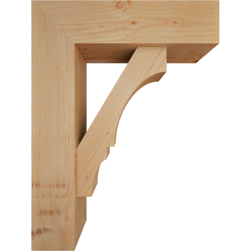 Support de bloc Balboa avec entretoise décalée, 32 x 24, Sapin Douglas de l 7 1/2 (lisse)