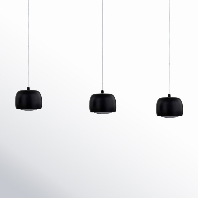 Lockport 3 Light Metal Dimmable LED Pendant