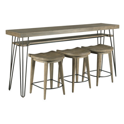 Ozan 78" Console Table and Stool Set