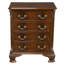 Table de chevet en bois massif brun