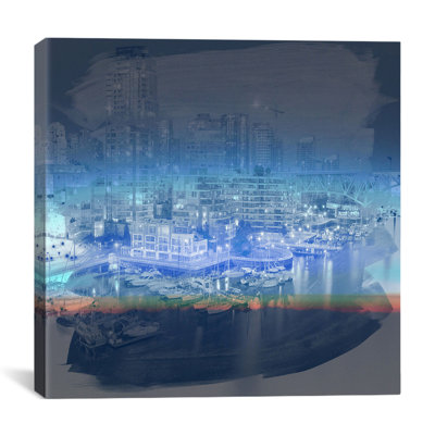 « centre-ville vancouver, canada #5 », impression sur toile