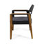 Chaise de patio avec coussins d’extérieur