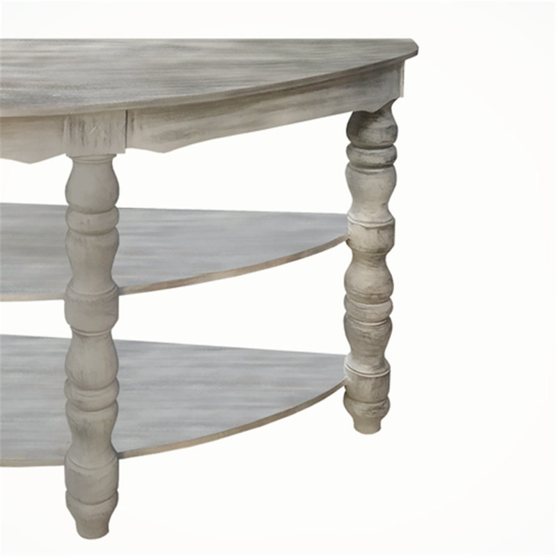Console en bois massif 59,8 po Russ