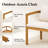 8-person Rectangular Outdoor Dining Set With Cushions