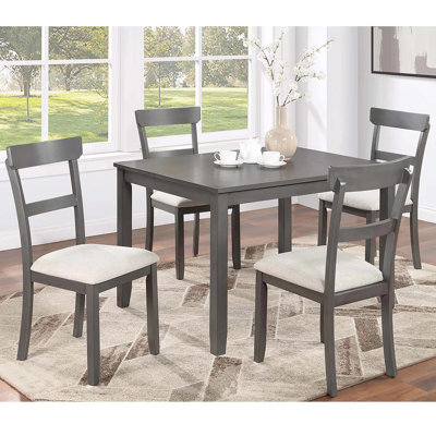 5-pcs Wood Dining Set