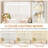 45.3’’L Modern Style Vanity Desk With Mirror, LED Lights And Power Outlet, Bedroom Makeup Vanity Table With Storage Cabinet And 4 Drawers-1181899362